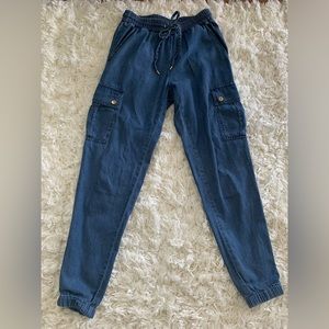 Michael Kors Women's Denim Jogger Pants